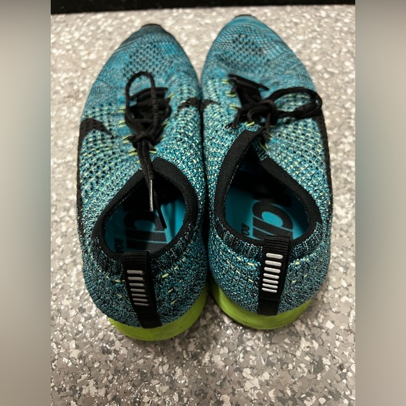 Nike Flyknit Racers - Blue Lagoon - Men’s 9 - Picture 2 of 5